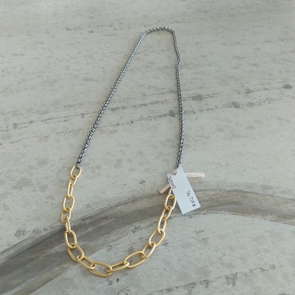 Gold chain necklace by CV DESIGNS. 38". NWT! - Picture 2 of 16